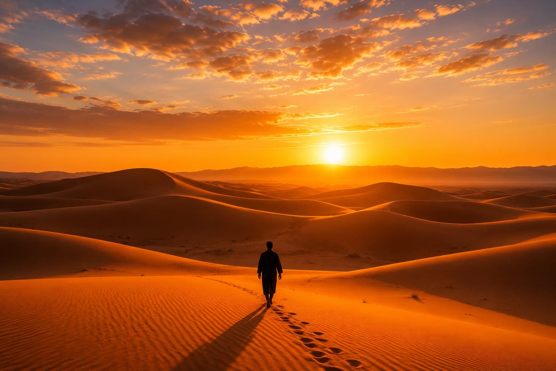 Desierto del Sahara — Merzouga y Erg Chebbi